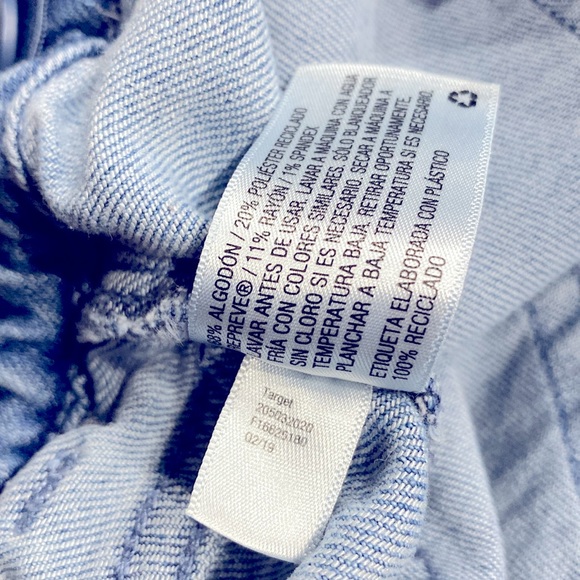 Cat & Jack Flare Super Stretch Heart Designed Pockets Girls Blue Jeans Size 10 ! - Picture 9 of 12